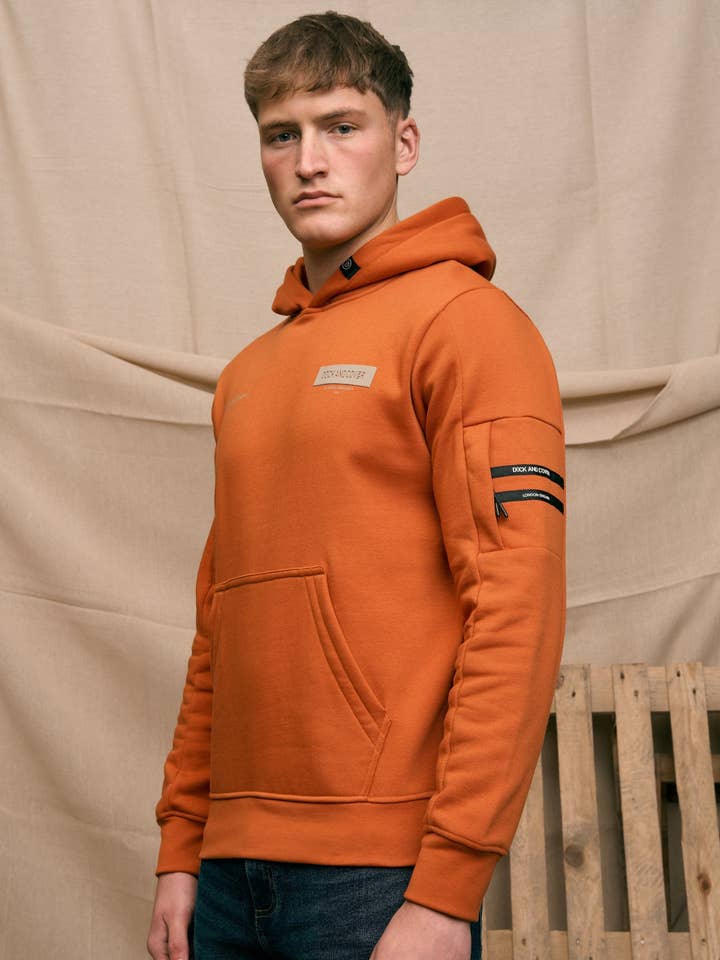 Duck and Cover – wholesale Hoodie – Men's – Marsak Hoodie Burnt Orange
