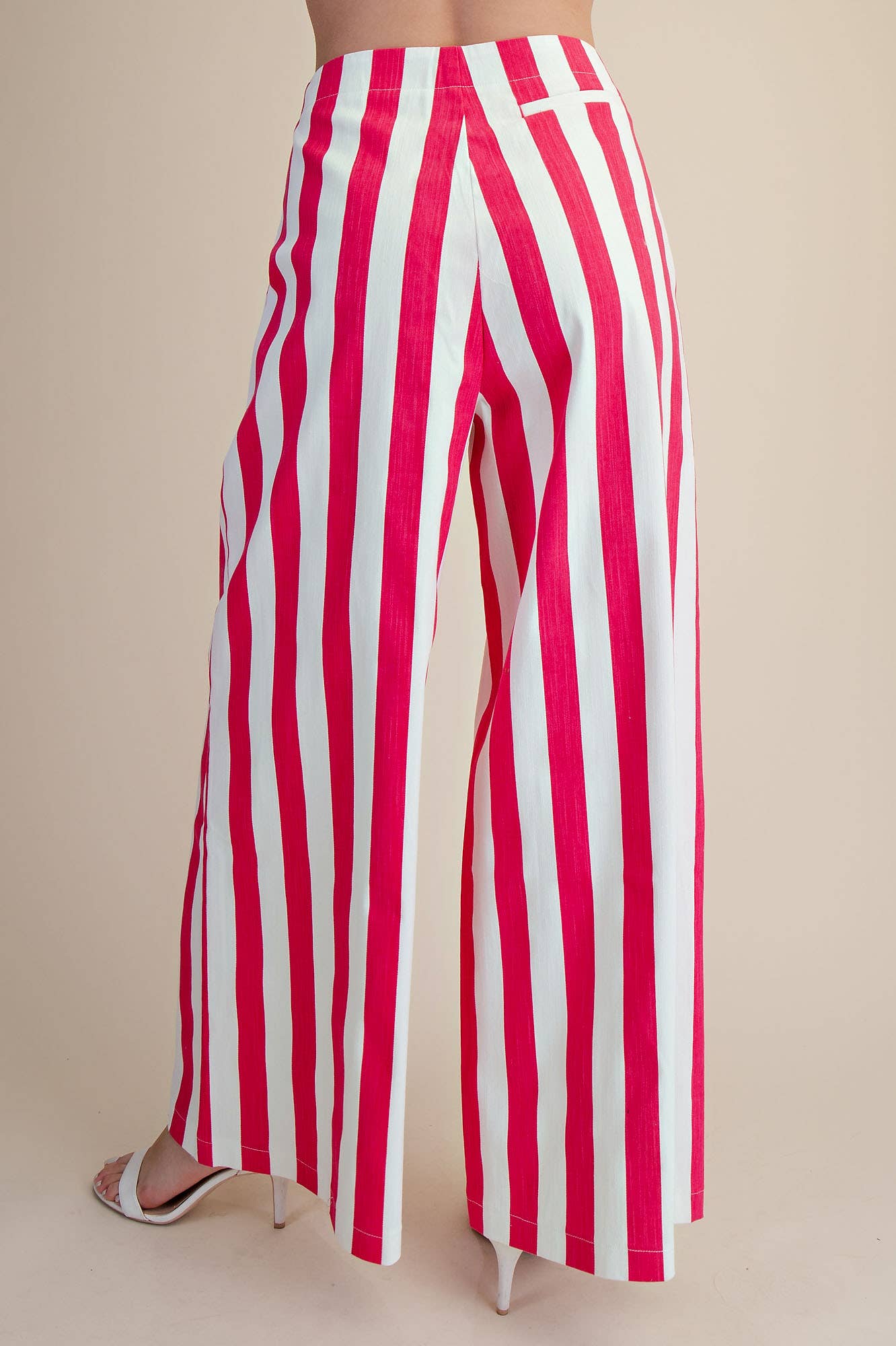 Glam - Wholesale Pants - Women's - Mid-Rise Wide Leg Stripe Pants16