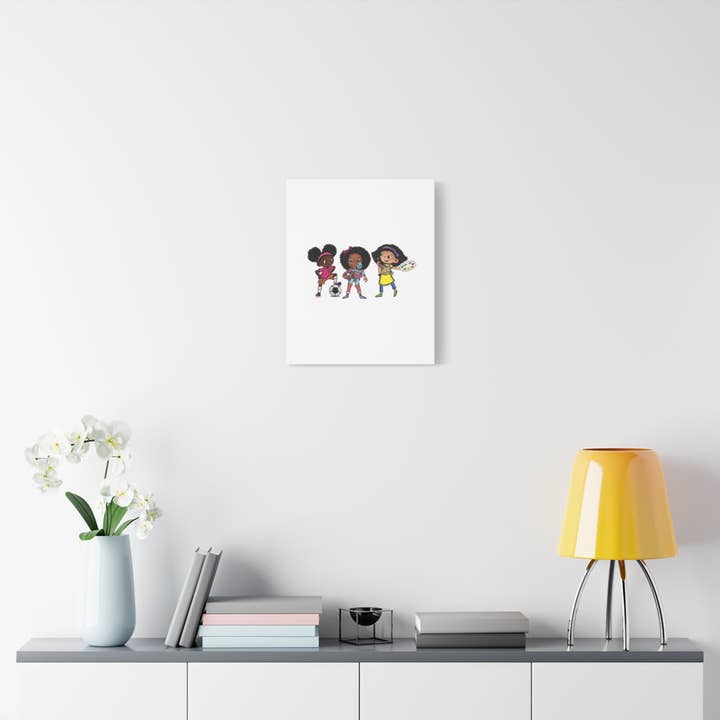 Ikuzi Dolls - Wholesale Art Print - Kids & Baby - Kids' Canvas Wall Art - Playful Characters for Creative Spaces160