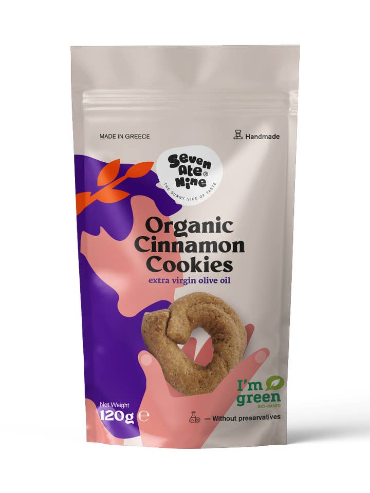 Organic Cinnamon Cookies for wholesale by 7ate9