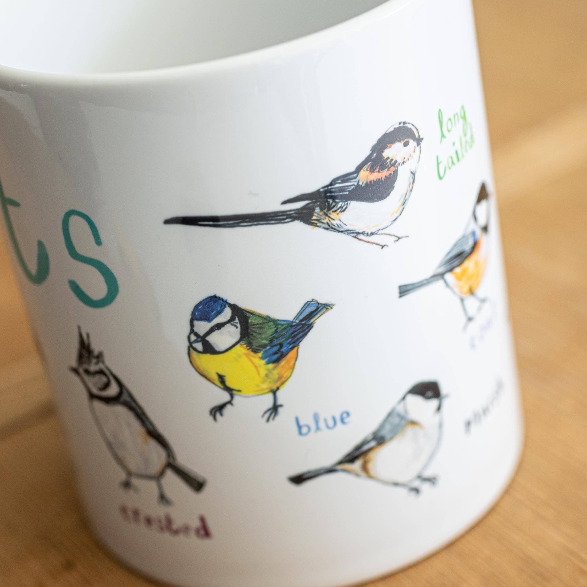 Sarah Edmonds Illustration - Wholesale Coffee Mug - Tits Ceramic Bird Pun Mug3