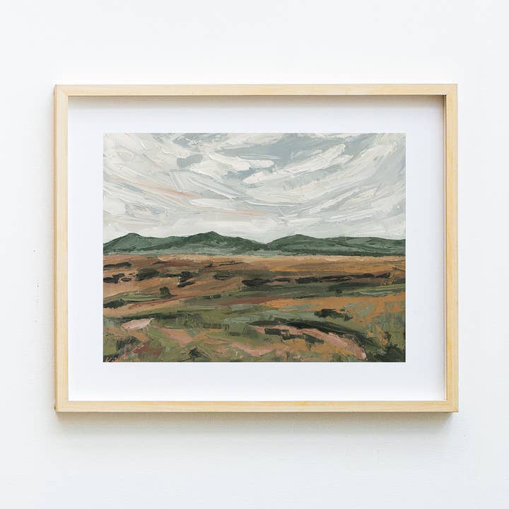 The Colors of Untouched Land Print for wholesale by Katelynne Rose Art