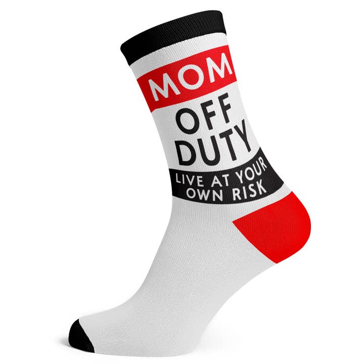 Mom Off Duty Socks for wholesale by Socks To Be You