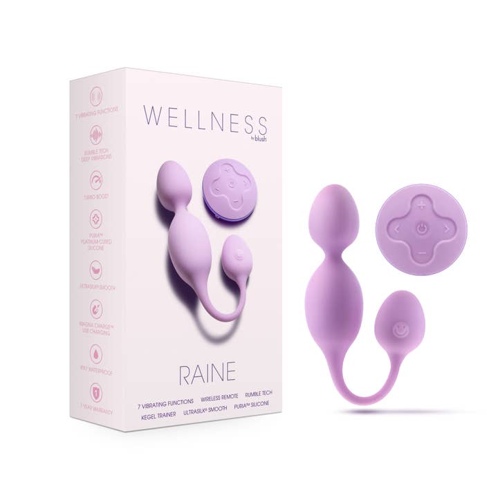 Wellness - Raine - Vibrating Kegel Ball - Lilac for wholesale by Blush