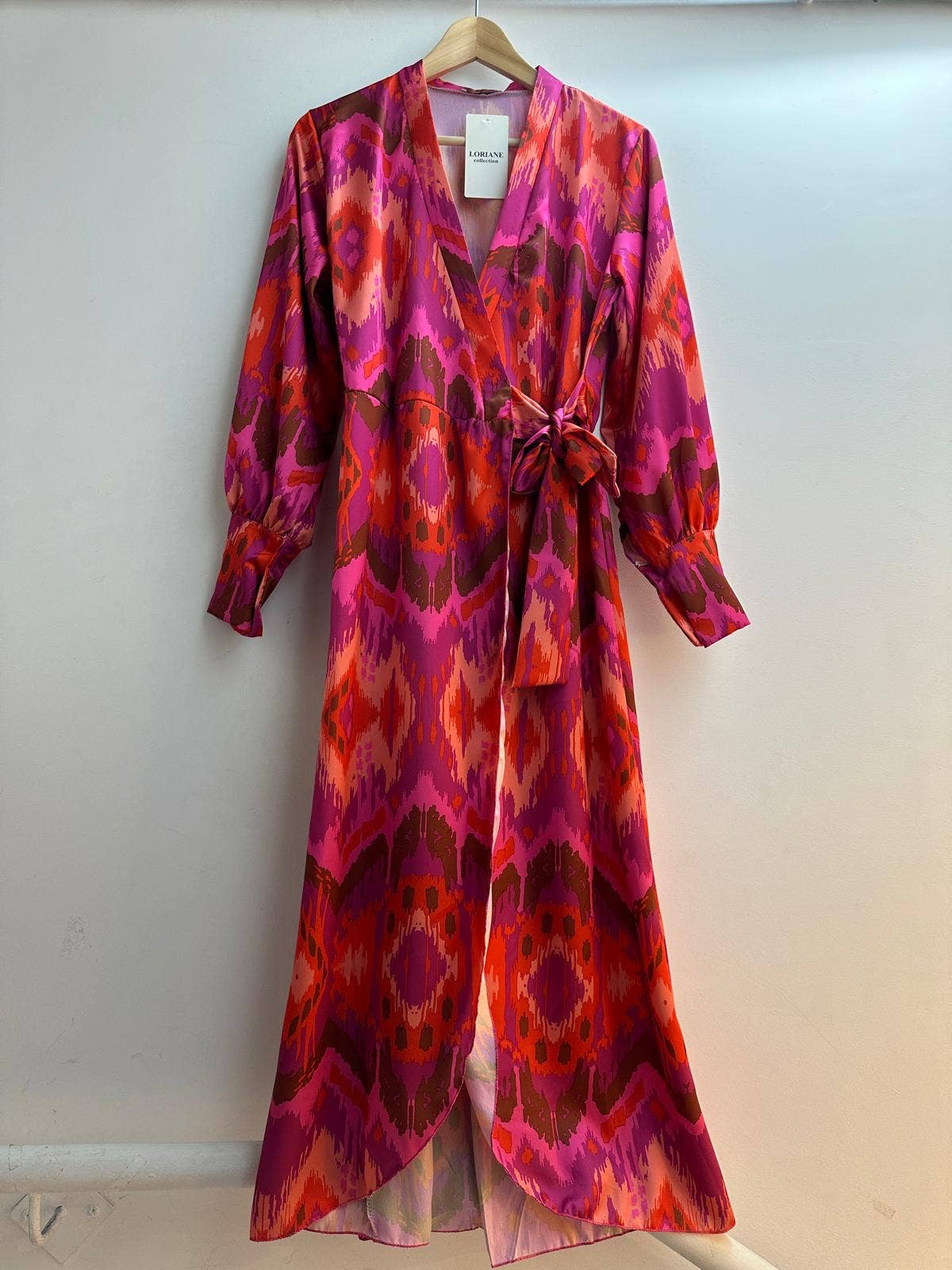 LORIANE - Vente Robe – femme - 10572A   - Robe portefeuille imprimée taille unique5