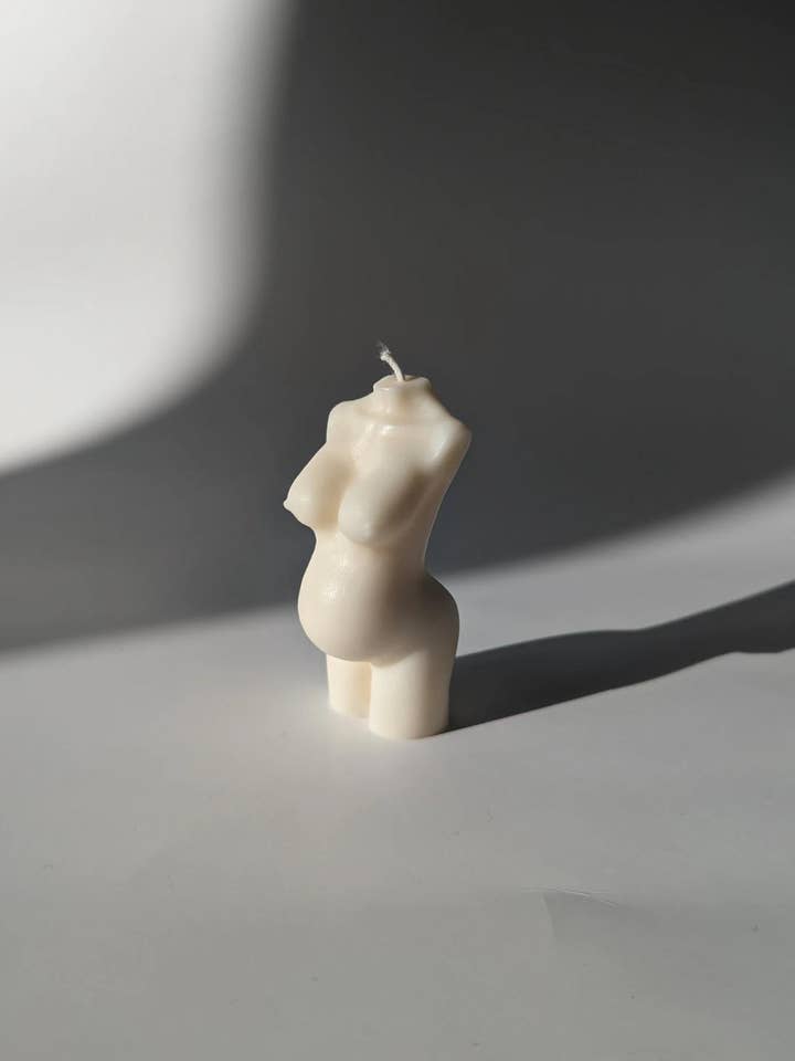 Pregnant Body Candle for wholesale by Vive Candles