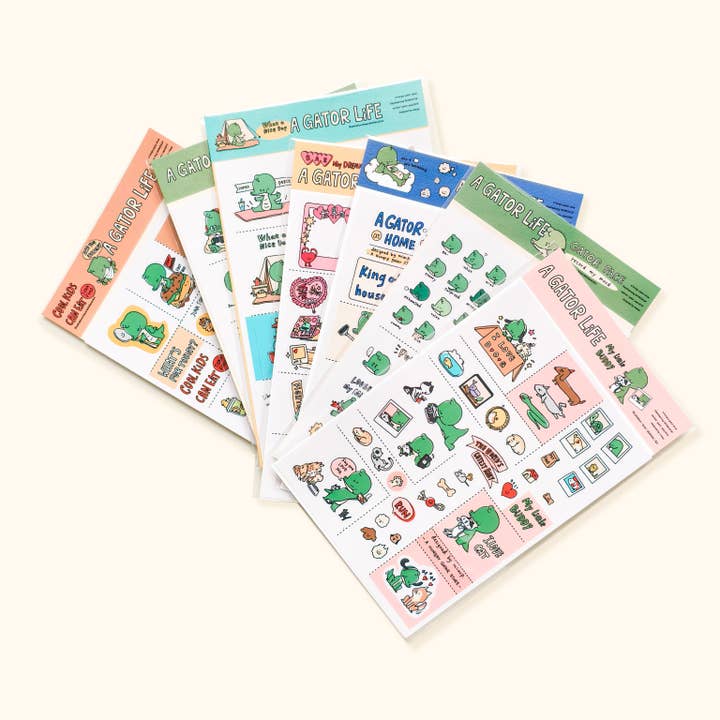 A Gator Life | My Daily Plan Sticker for wholesale by LULUFUNSTUDIO
