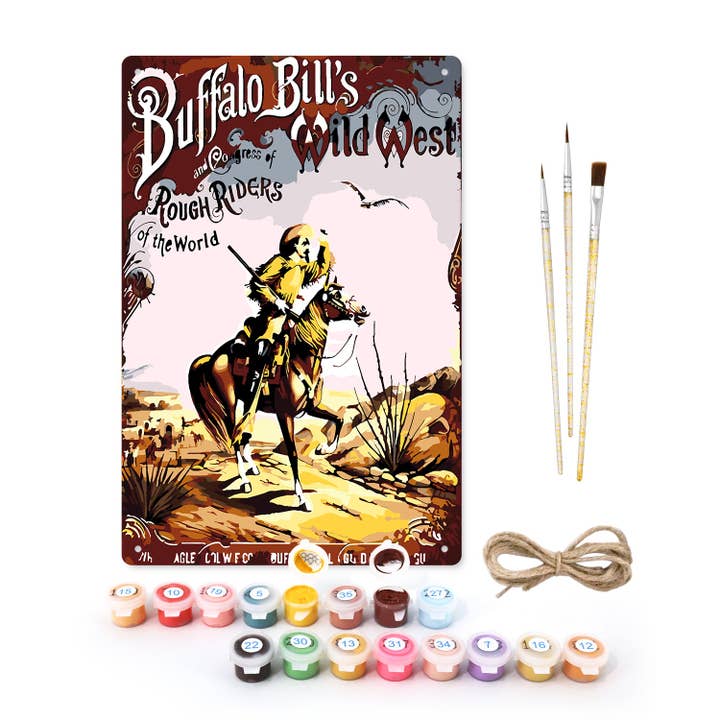 Buffalo Bill’s Wild West – Vintage Paint by Numbers for wholesale by Paint Your Numbers