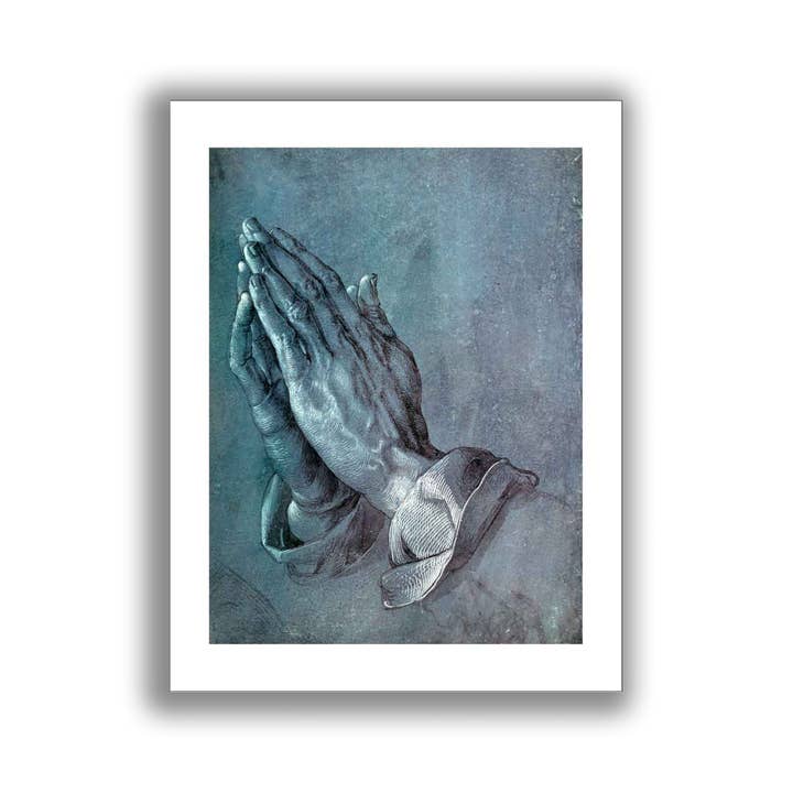 Fine art print Praying Hands by Durer unframed wall art for wholesale by Go To Design