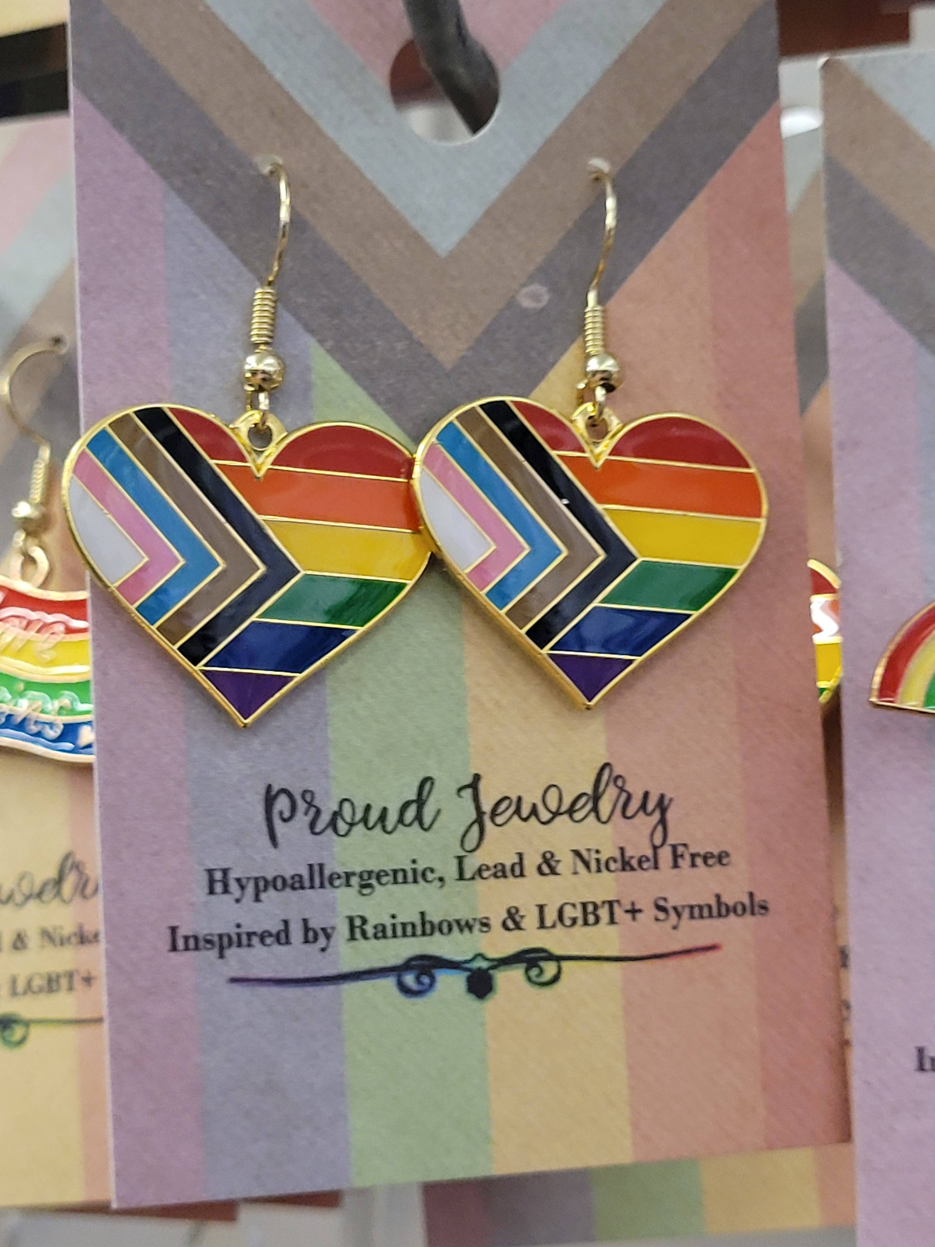 Con-Quest Crafts – wholesale Smycken – Rainbow Pride Örhängen & Halsband - LGBTQIA+-inspirerade 7