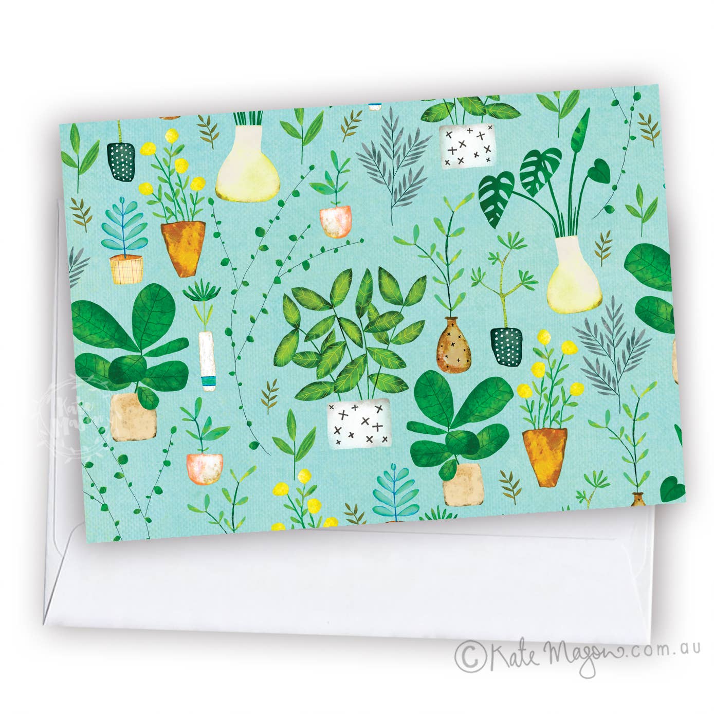 Kate Mason Artist - Wholesale Everyday Greeting Card - Plant Design GREETING CARD0