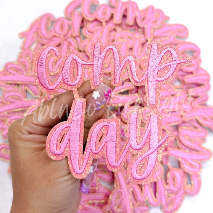 ABLNco - Wholesale Patch - pink comp day sticker adhesive patch clear stadium bag