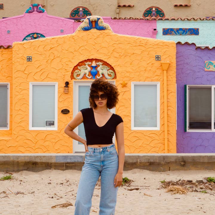 Maya Top || Svart för wholesale av Of Earth & Salt