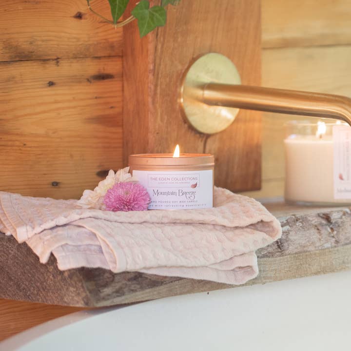 20x Mixed Single-Wick Tin Candles with soy wax 250g for wholesale by The Eden Collections