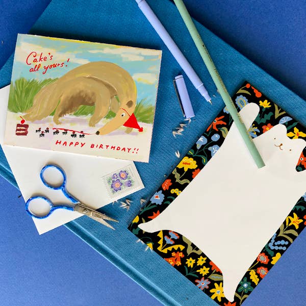 Karen Schipper - Wholesale Birthday Card - Anteater Birthday - Funny Animal Birthday Card 2