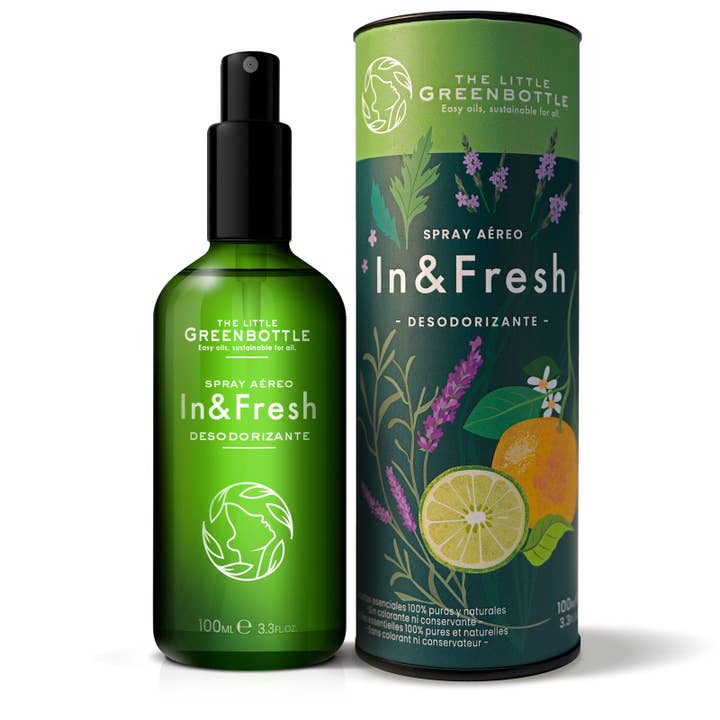 THE LITTLE GREEN BOTTLE - Wholesale Deodorizer - IN & FRESH Air Spray - Deodorizer