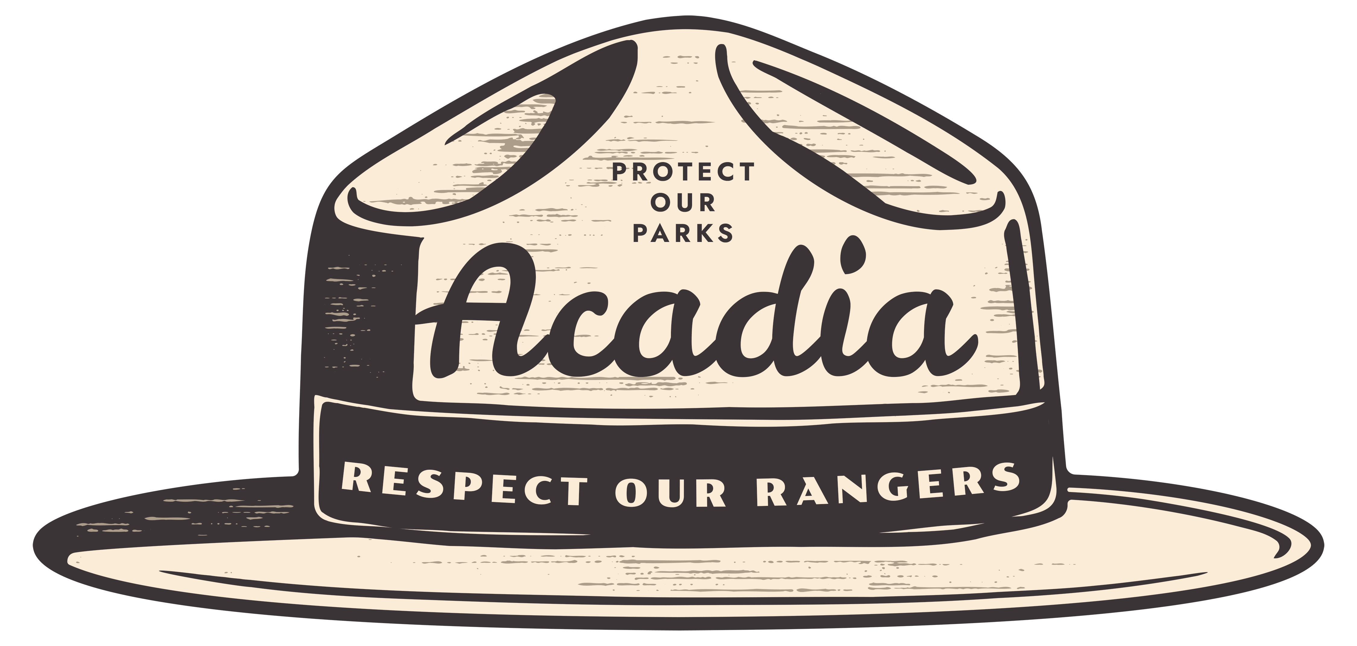 Mentally In Maine - Wholesale Sticker - ANP Ranger Hat Sticker0