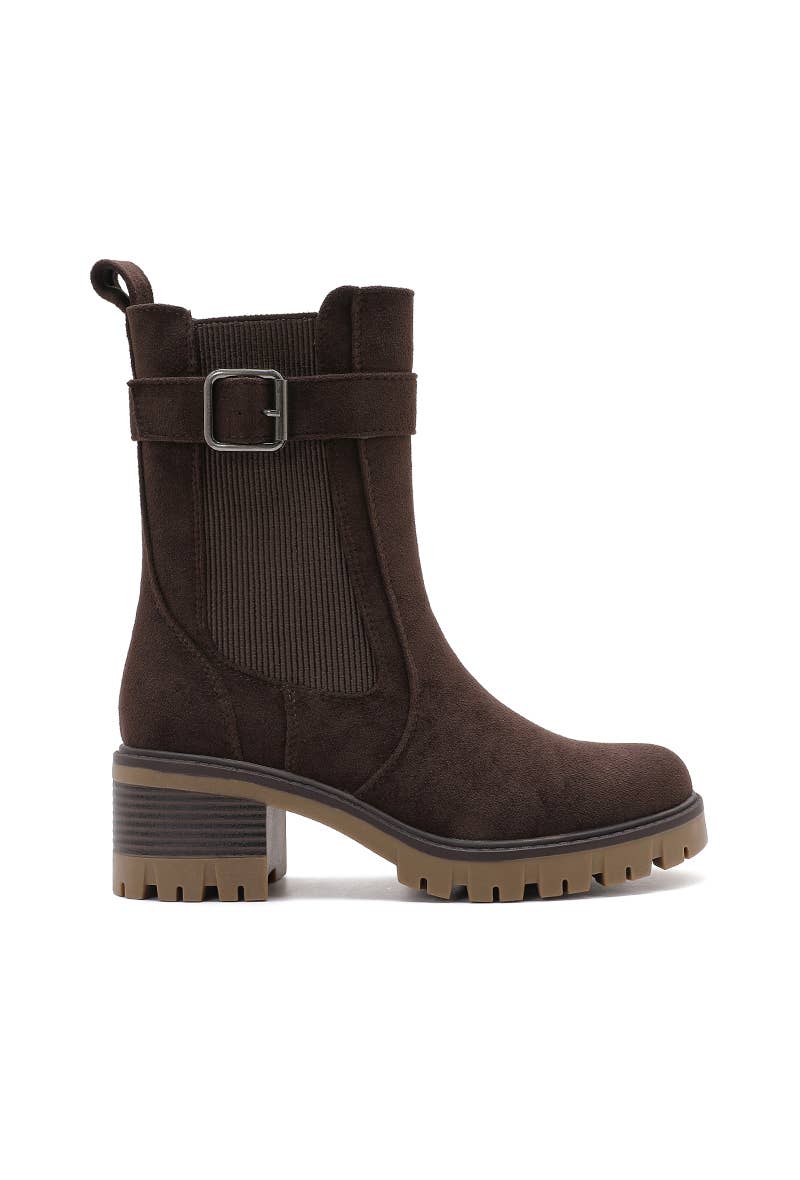 Joia Paris - Wholesale Boots - Women's - Block heel boots with sturdy lug sole WZ-1107