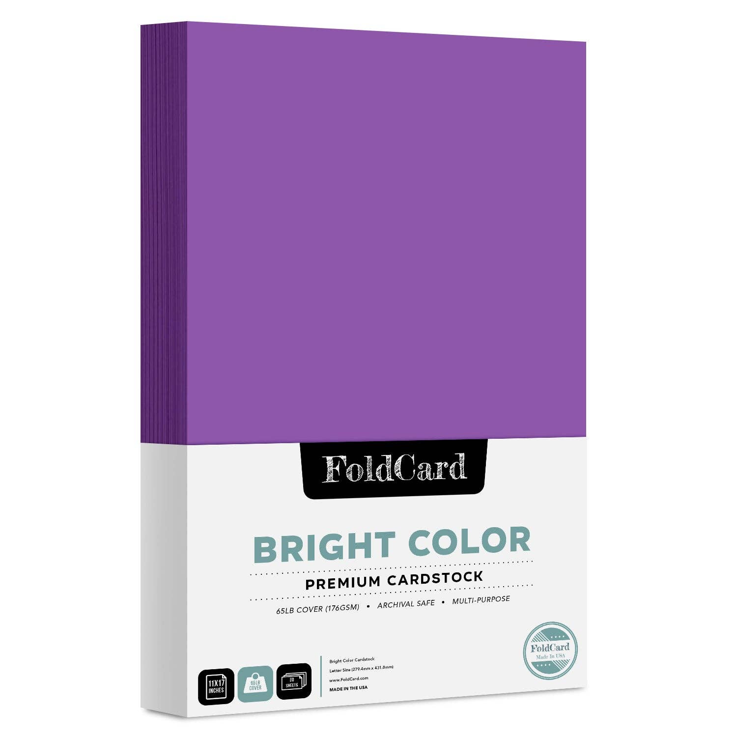 Fine Cardstock - Wholesale Craft Supplies - Premium Quality Bright Color Cardstock: 11 x 17 - 50 Sheets33