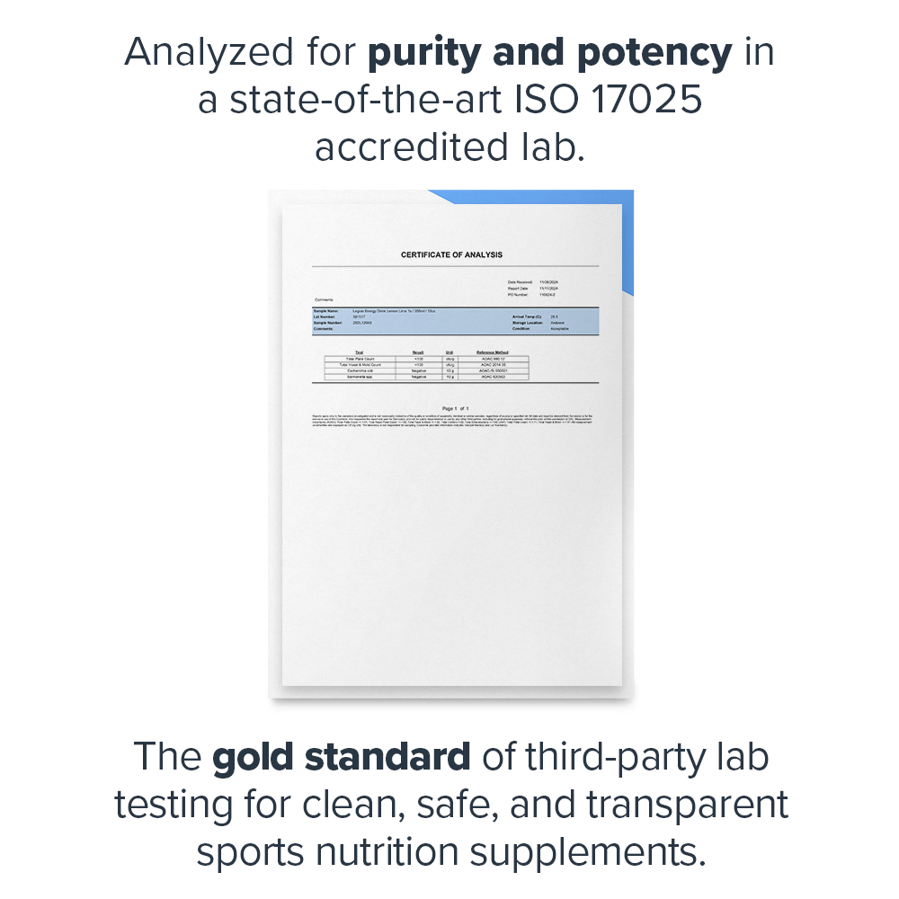 Legion Athletics, Inc. - Wholesale Sports/Energy Drink - Energy Drink naturally sweetened and flavored - Case  (12 Cans)5