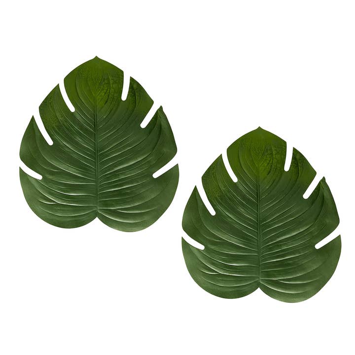 Fennco Styles - Vente Sets de table - Napperon vert Monstera Leaf 14,5 x 18 pouces
