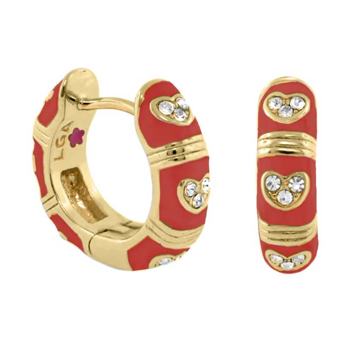 Orecchini Pave Love per la vendita all'ingrosso da parte di Lauren G Adams