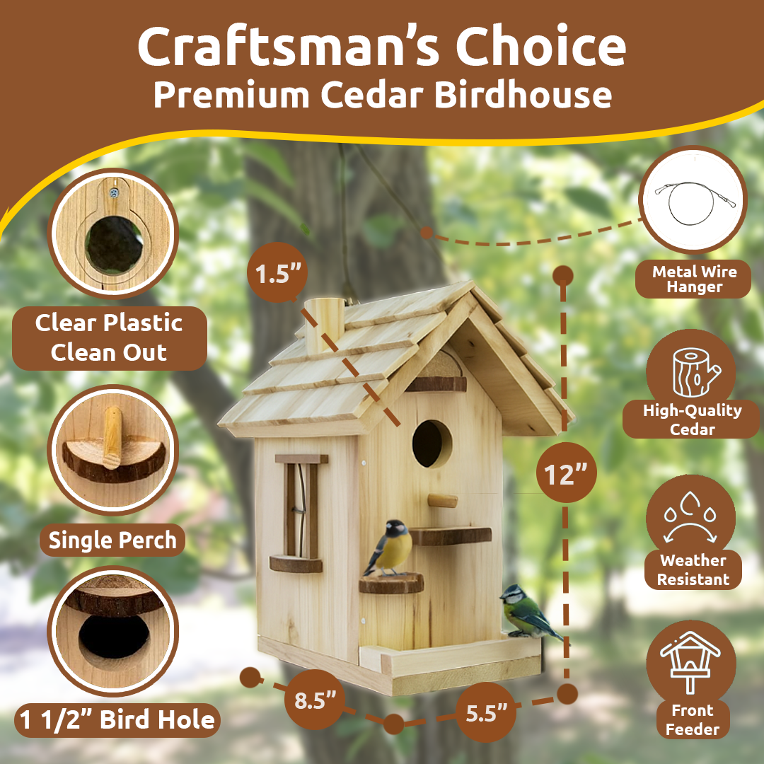 SparkJump - Wholesale DIY Craft Kit - Premium Birdhouse DIY Woodworking Kit2