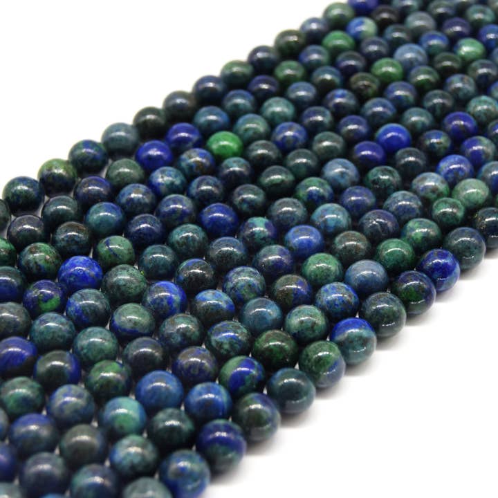 Only Beads - Wholesale Beads - Azurite Malachite Beads | 4mm 6mm 8mm 10mm - Gemstone Beads2