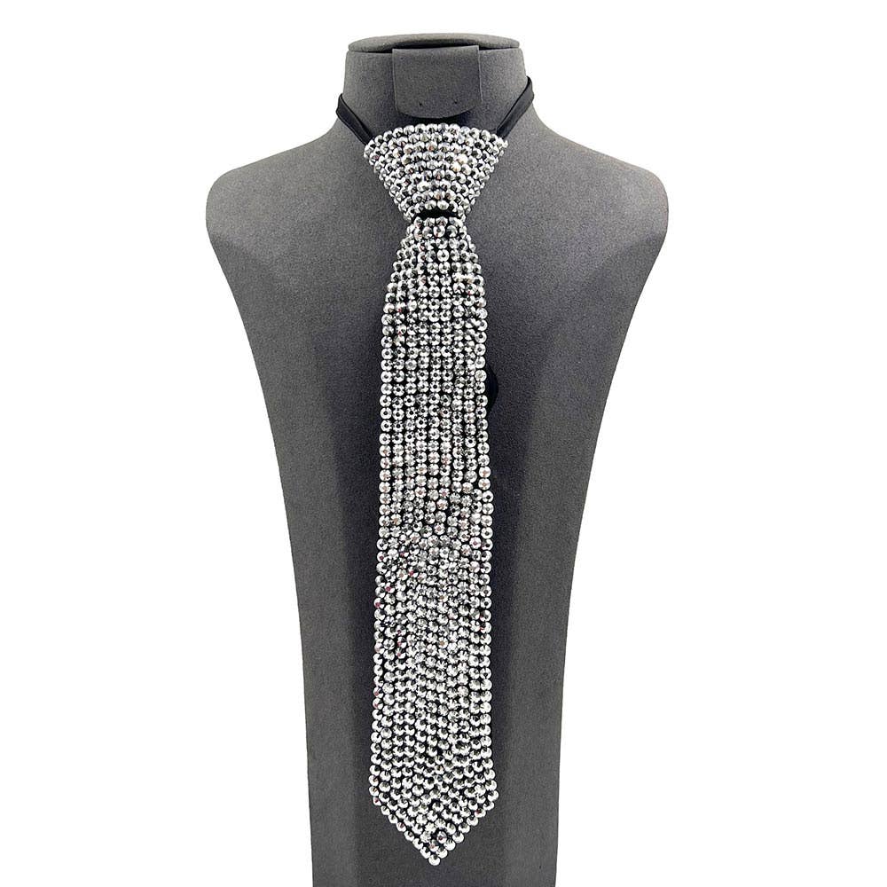 Sensibling Corp. – Großhandel Kette mit Anhänger/Charm – Halskette mit glitzernder Krawatte14