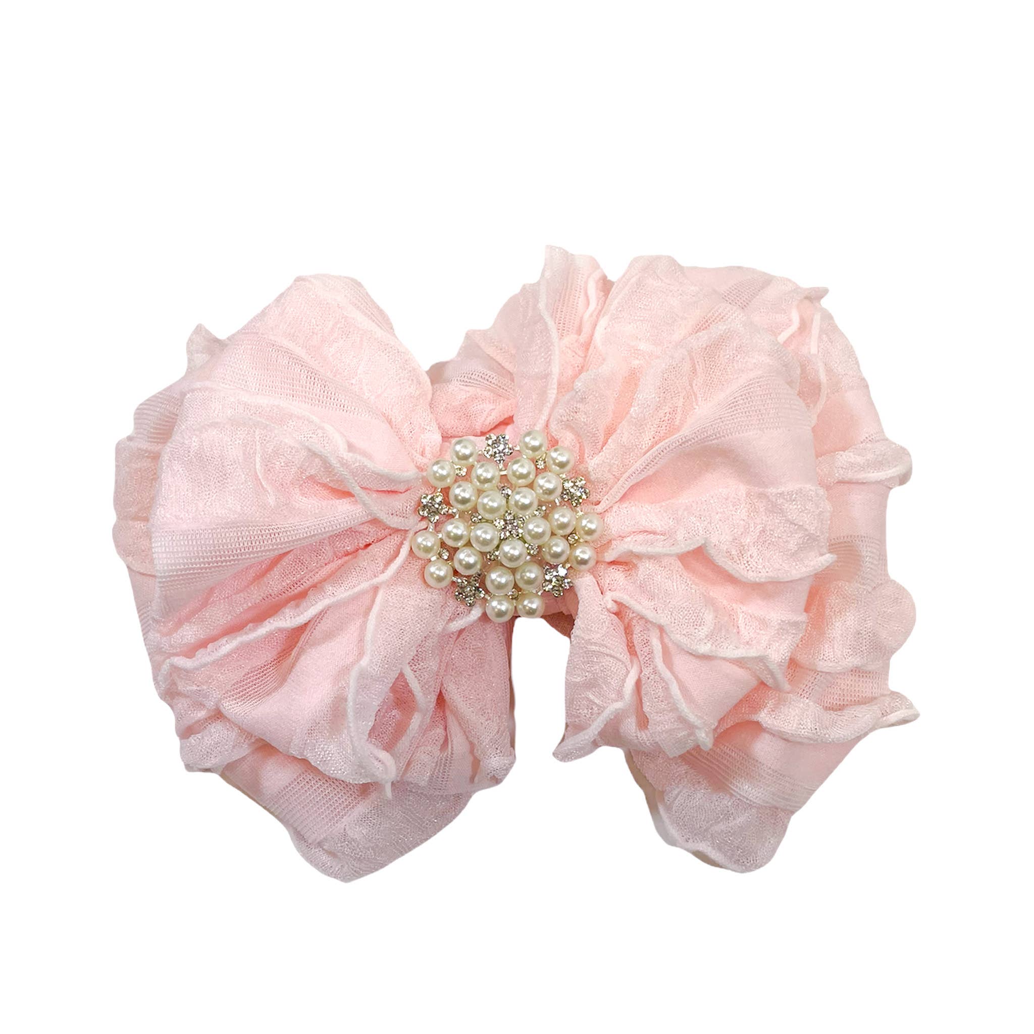 Rockin Royalty - Wholesale Fashion Headband - Baby - Pearl Ruffled Headband3