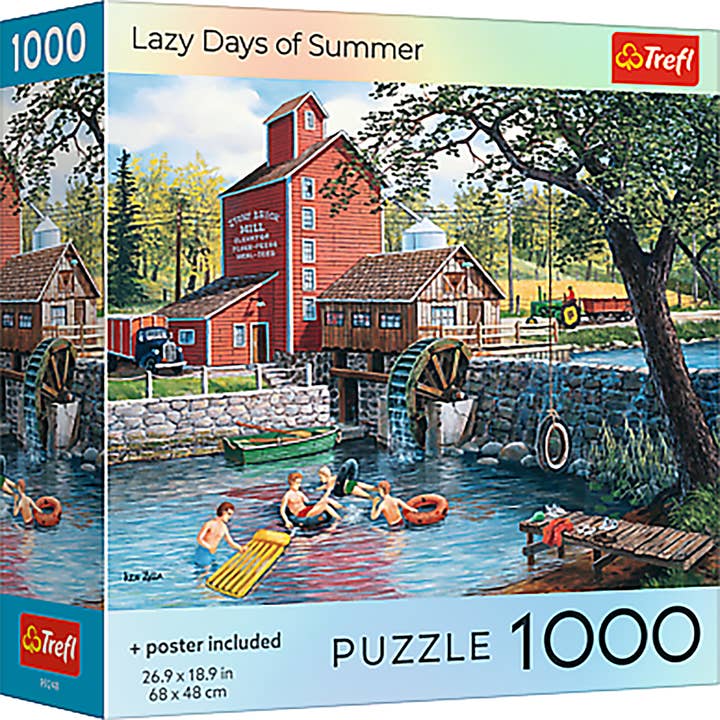 Trefl Red Lazy Days of Summer 1000 Piece Puzzle for wholesale by Trefl USA