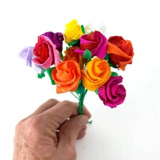 Mexican Sugar Skull - Wholesale Artificial Flowers - Dime Sized Mini Roses1