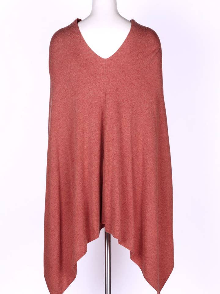 Dolma – Engroshandel Poncho - Dame – Cashmere Poncho Spice9