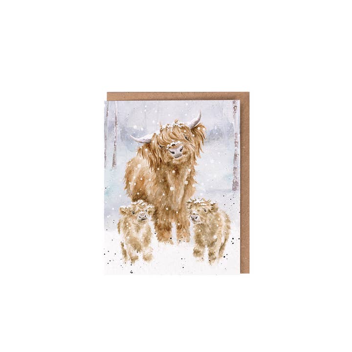 Wrendale Designs - Wholesale Christmas Card - A Highland Christmas