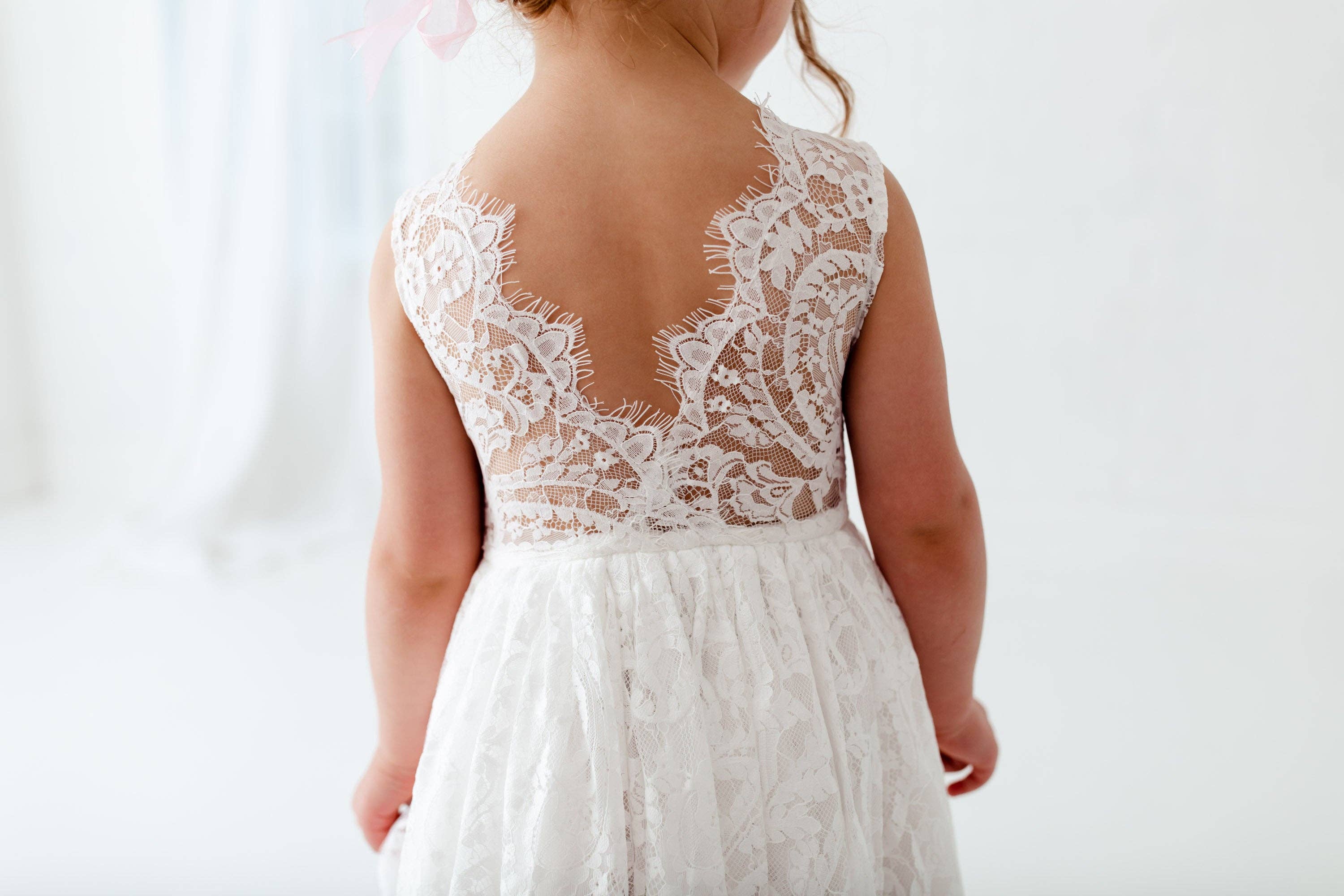 Nicolette's Couture - Wholesale Dress - Kids - The Ophelia Dress - White6