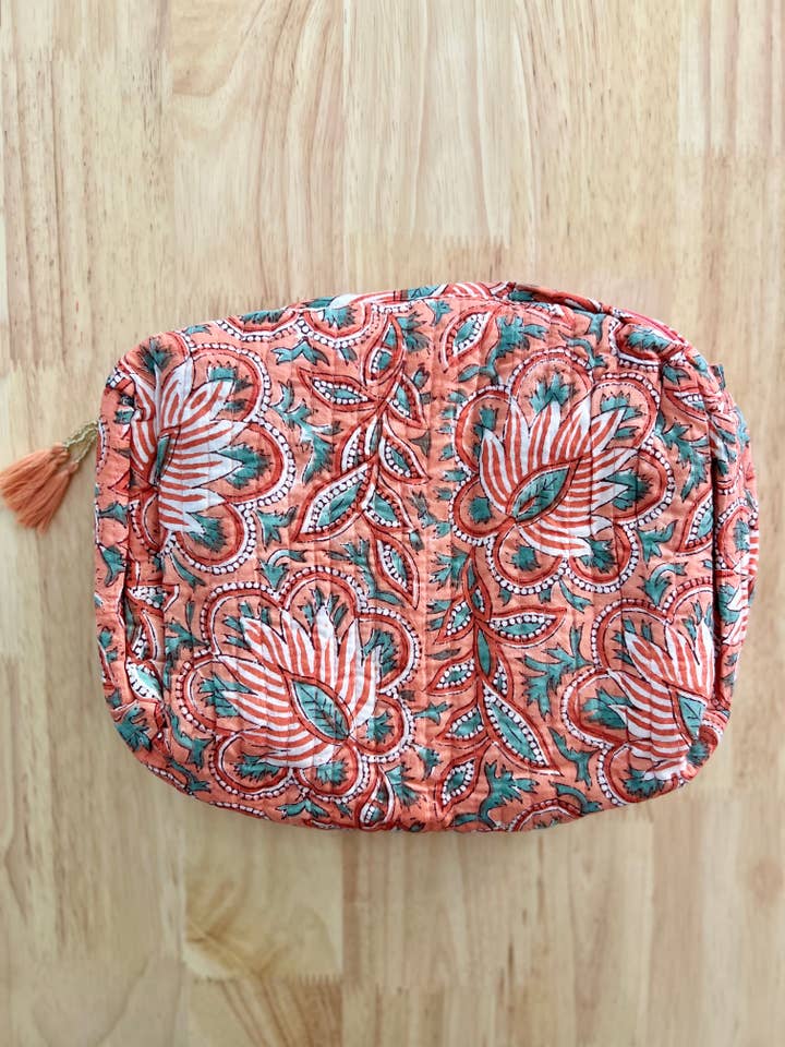 Set of 3 Cosmetic Pouches/WashBags for wholesale by Traditional Trinkets & Textiles