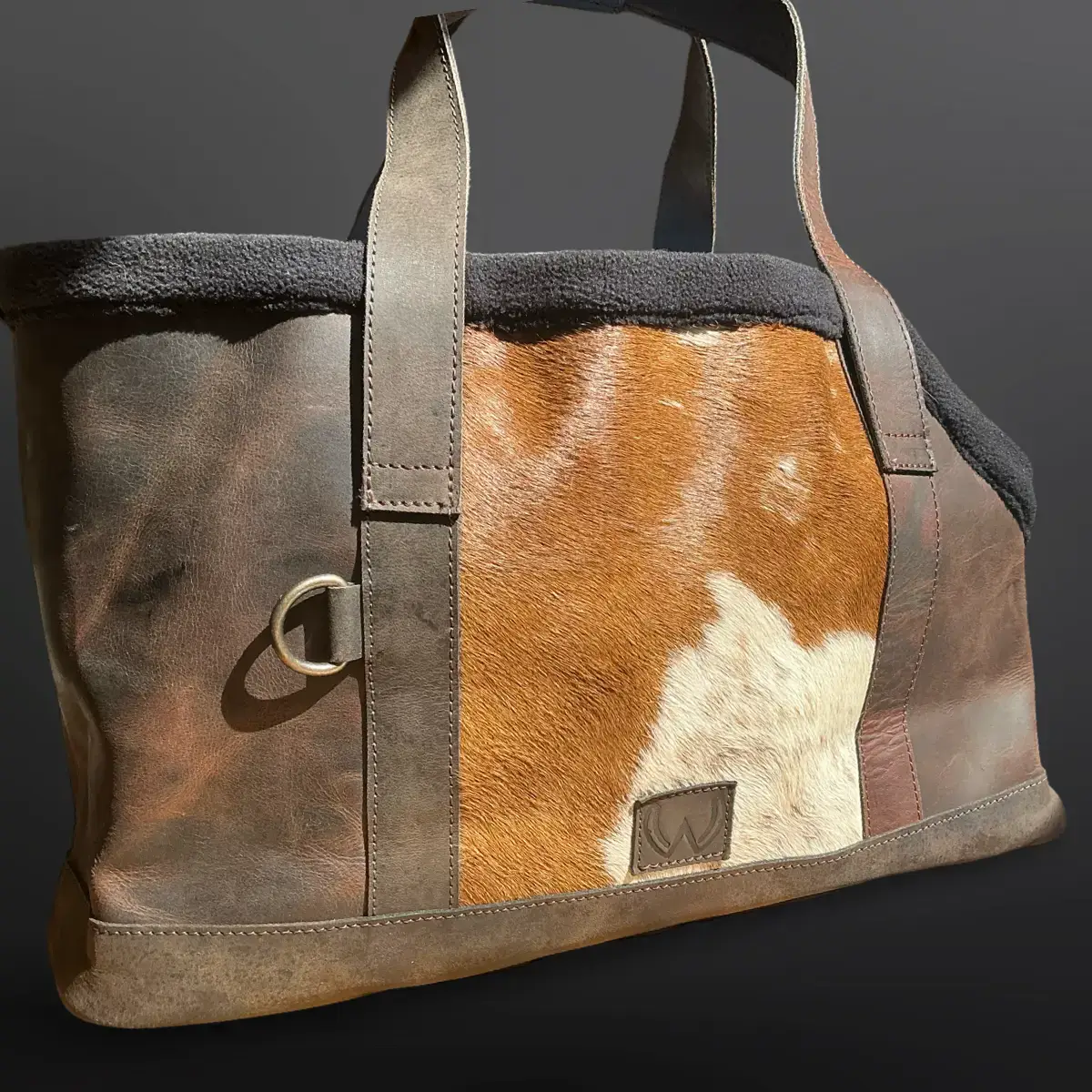 Westrian International - Wholesale Pet Carrier - Dog - Western Cowhide Tooled Leather Dog Pet Carrier3