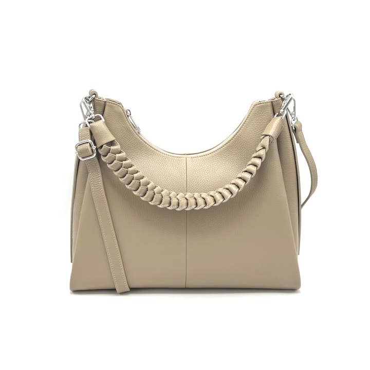 Suie Valentini srl - Wholesale Shoulder Bag - Women's - Genuine leather shoulder bag with strap, Made in Italy, art. 1126486