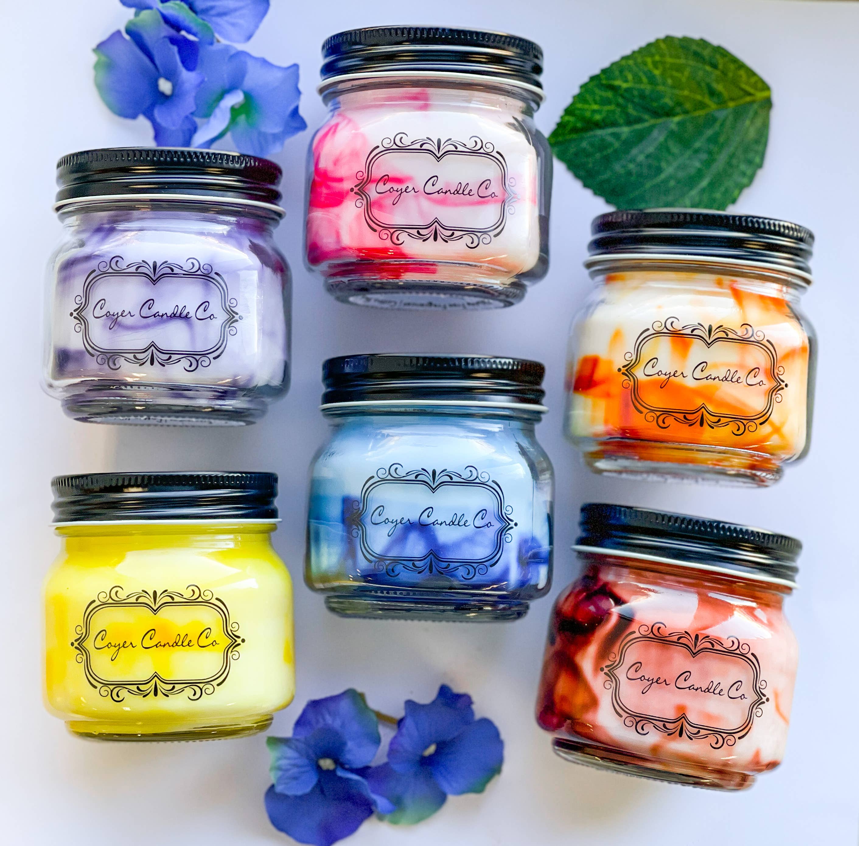 Coyer Candle Co. - Wholesale Jar/Filled Candle - 8 oz. Mason Jar Candles - Signature Collection8