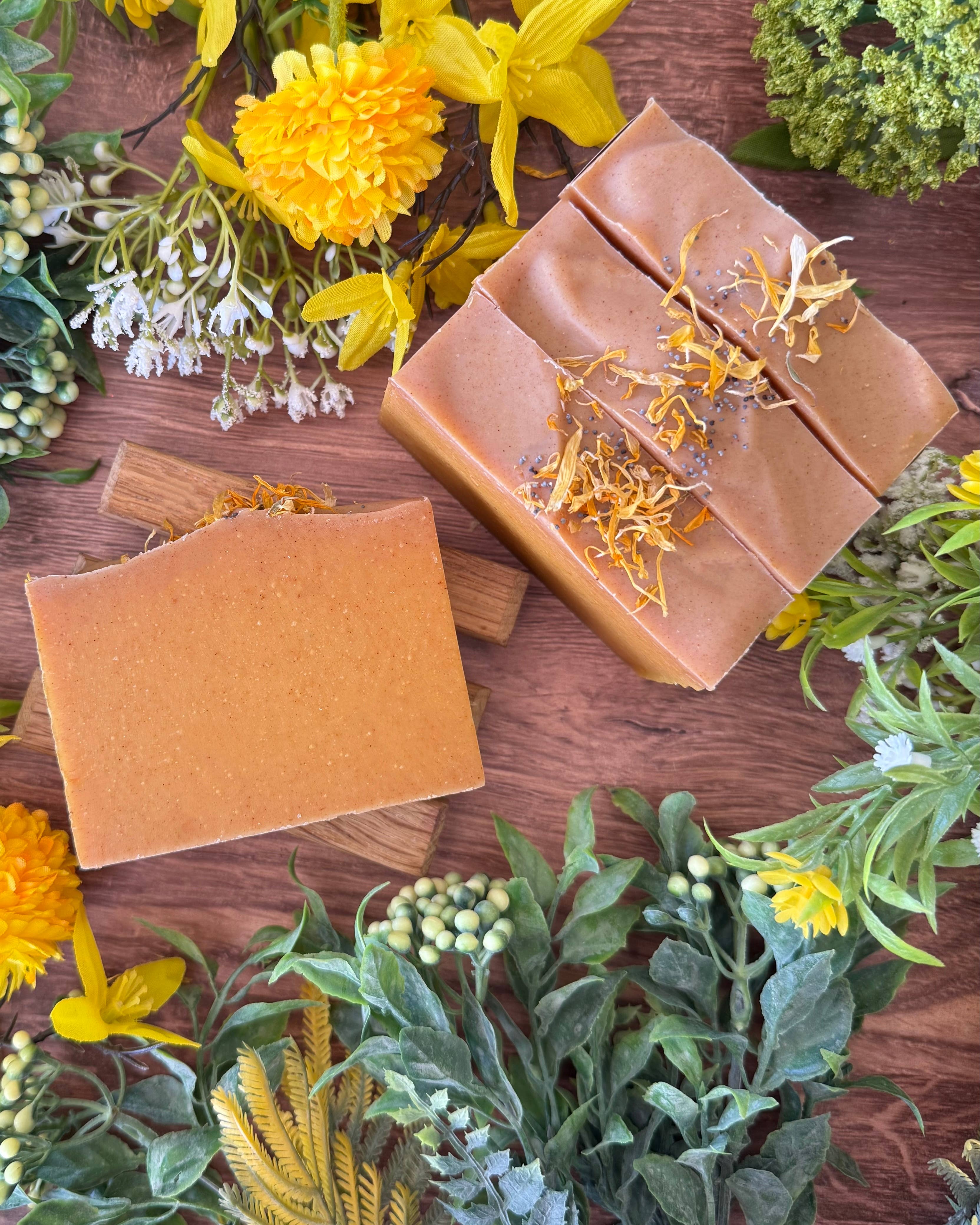 Ashley Marie Soap - Wholesale Bar Soap - Tea Tree + Turmeric Handmade Soap Bar | Natural Soap3