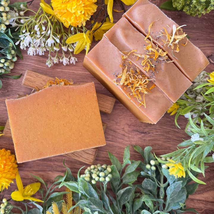 Ashley Marie Soap - Wholesale Bar Soap - Tea Tree + Turmeric Handmade Soap Bar | Natural Soap3