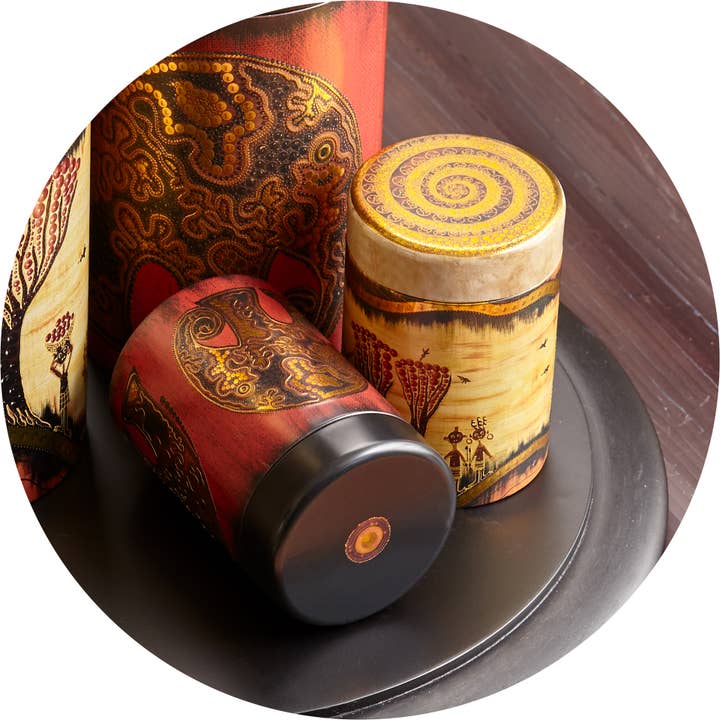 Metaldåse Afrika 125g for engroshandel hos Eigenart