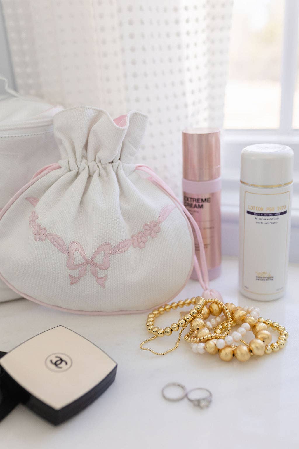 Lenora - Vendita all'ingrosso Portagioie/organizer per gioielli - POCHETTE PORTAGIOIELLI CON FIOCCO FLOREALE12