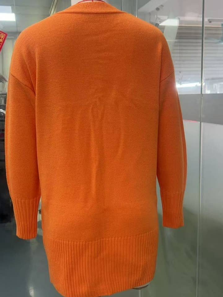 HIDDENBRAND - Wholesale Cardigan - Women's - Casual soft solid knit cardigan 7colors5