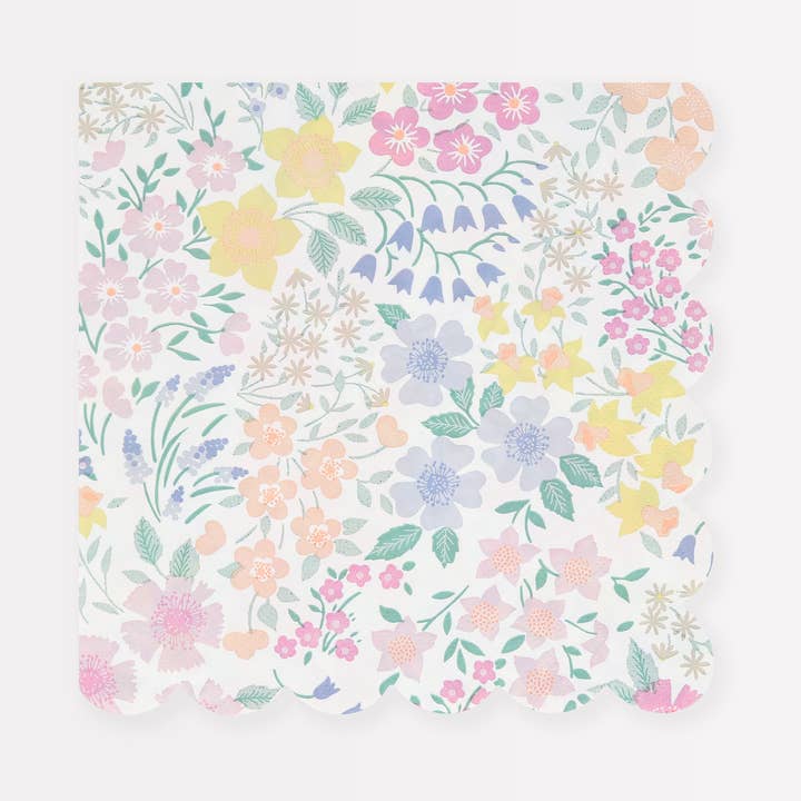Cottage Garden Large Napkins for wholesale by Meri Meri