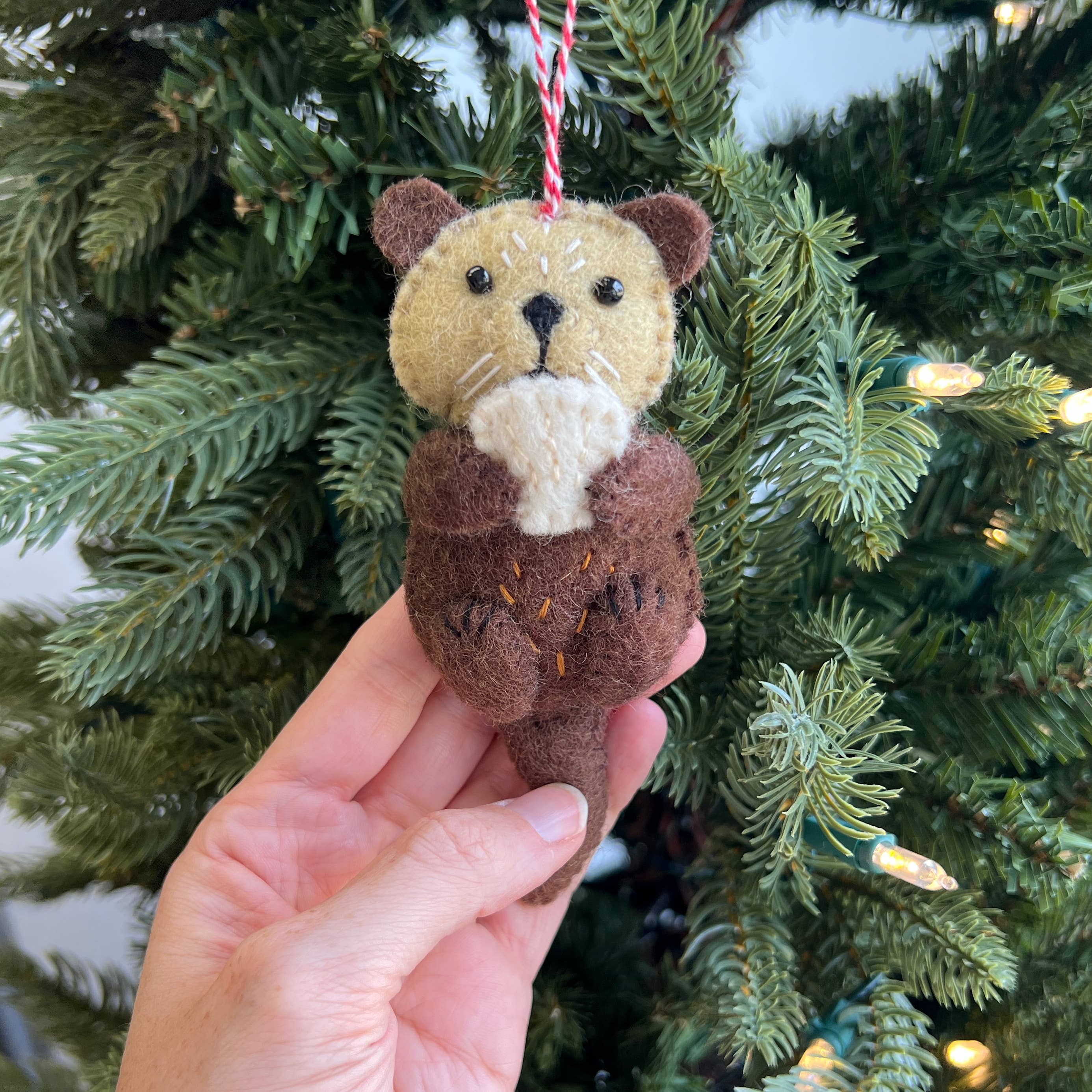 Ornaments 4 Orphans – wholesale Ornament – Otter Felt Wool Christmas Ornament 2