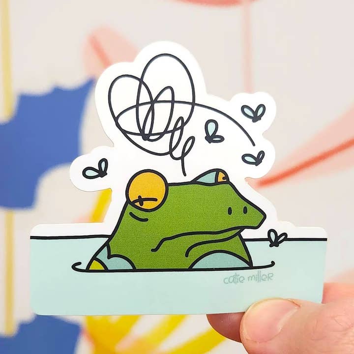 Toad You So Vinyl Sticker 10 Pack - Wholesale for wholesale by Catie Miller Ceramics