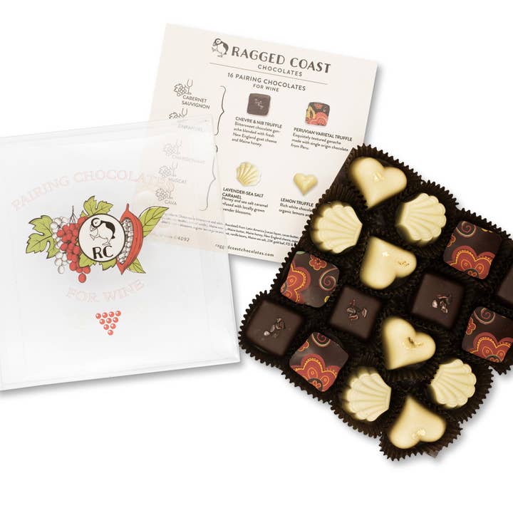 Ragged Coast Chocolates - Wholesale Chocolate Box - Chocolates for Wine Pairing1