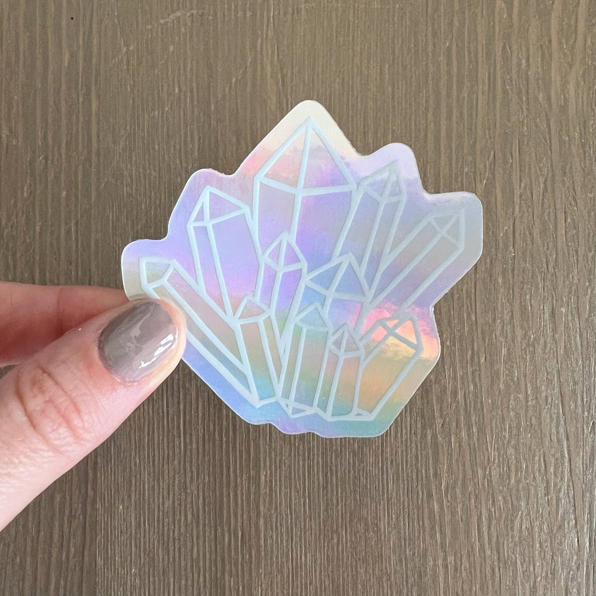 Lemon Press Studio - Wholesale Sticker - Holographic Crystal vinyl sticker2