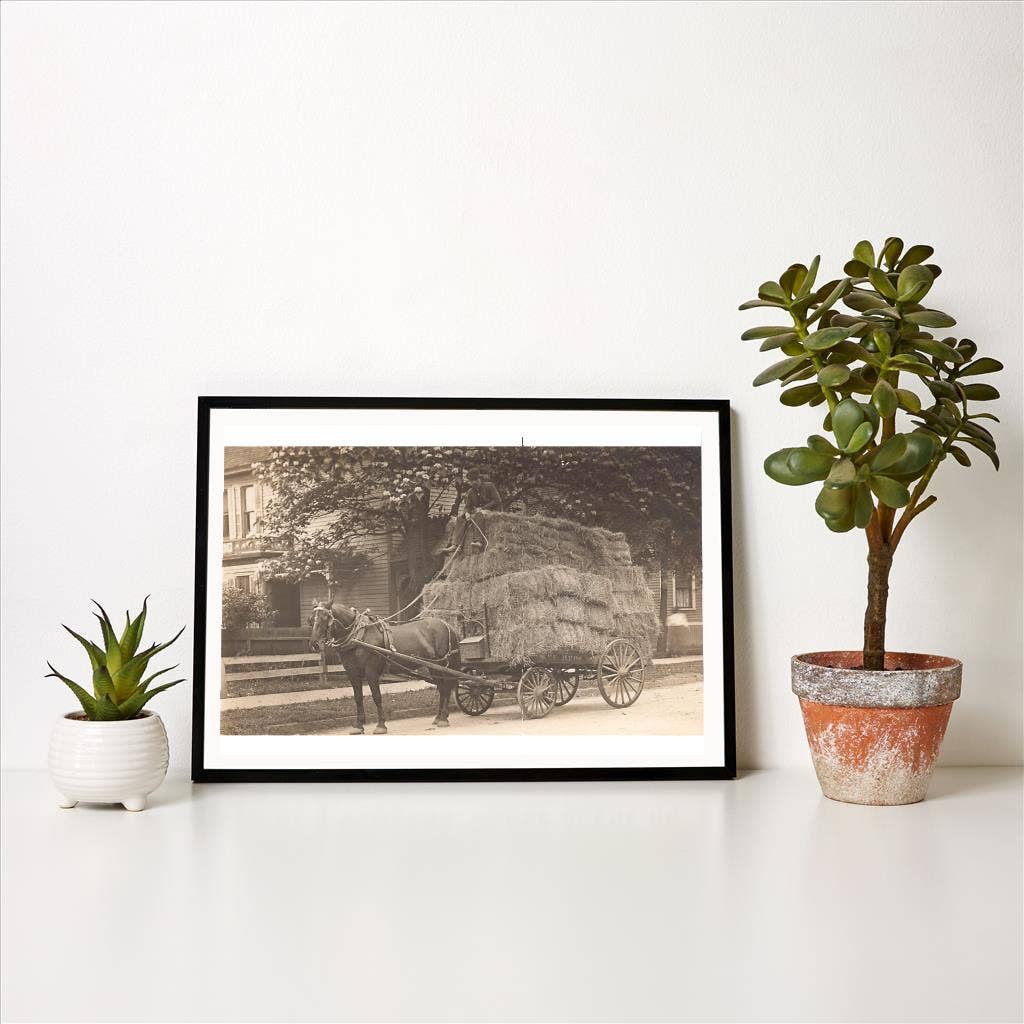 Found Image Press - Wholesale Art Print - Art Print AA-294 Hay Wagon1